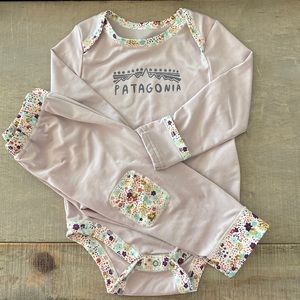 Baby Girl Patagonia Capilene Set